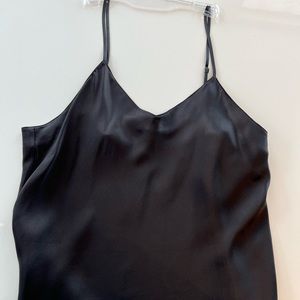 Black silk tank :)